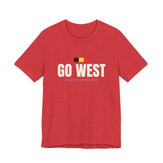 GO WEST T-shirt – België editie 🇧🇪